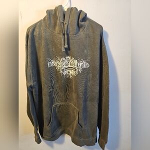 Men's vintage oversized hoodie‎ sweatshirt printed with The Berkshires, sz. L